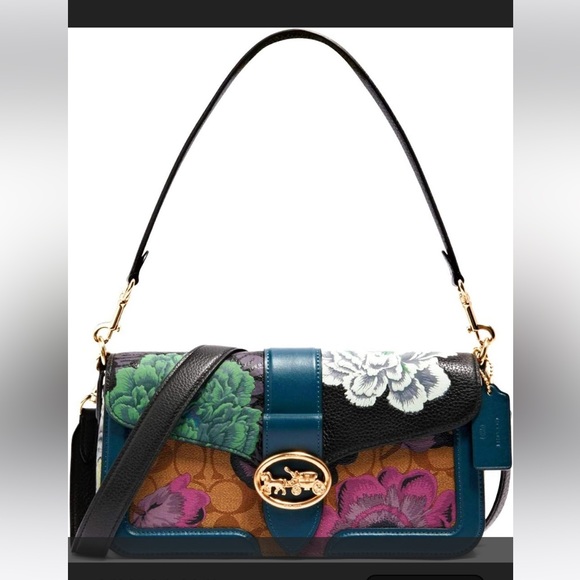 Coach Handbags - *BeAuTiFuL* COACH Kaffe Print Georgie EUC!  Compliments Galore!